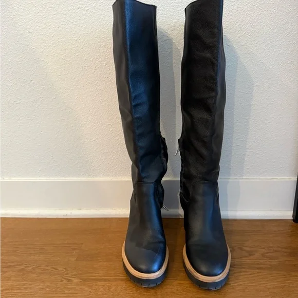 Dolce Vita Black Leather Boots - Picture 2 of 8